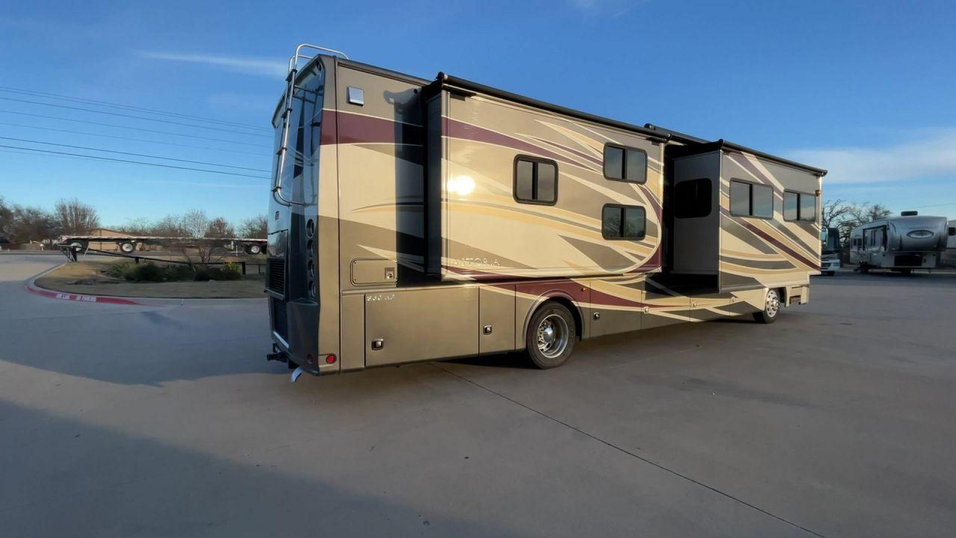 2012 THOR ASTORIA 40BQ (4UZAB2DT7BC) , Length: 39.83 ft. | Gross Weight: 32,400 lbs. | Slides: 4 transmission, located at 4319 N Main St, Cleburne, TX, 76033, (817) 678-5133, 32.385960, -97.391212 - The 2012 Thor Astoria 40BQ is a luxurious diesel pusher Class A motorhome designed for those who crave comfort and convenience on their travels. With its elegant styling, advanced features, and spacious layout, this motorhome provides a home-like experience no matter where your adventures take you. - Photo#1