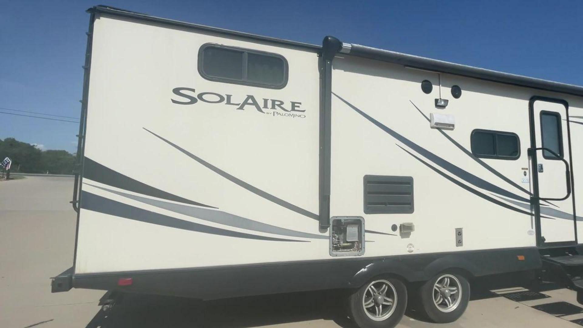 2014 TAN FOREST RIVER SOLAIRE 26RBSS (4X4TPAB28EN) , located at 4319 N Main St, Cleburne, TX, 76033, (817) 678-5133, 32.385960, -97.391212 - Photo#1