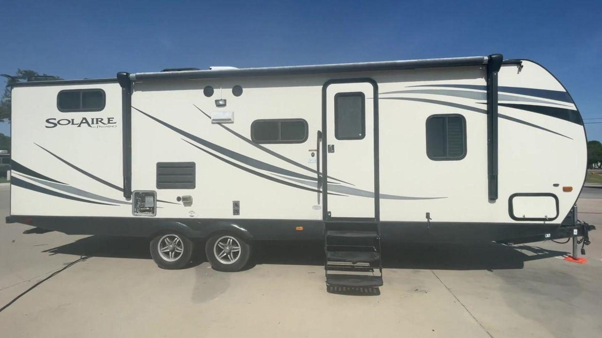 2014 TAN FOREST RIVER SOLAIRE 26RBSS (4X4TPAB28EN) , located at 4319 N Main St, Cleburne, TX, 76033, (817) 678-5133, 32.385960, -97.391212 - Photo#2