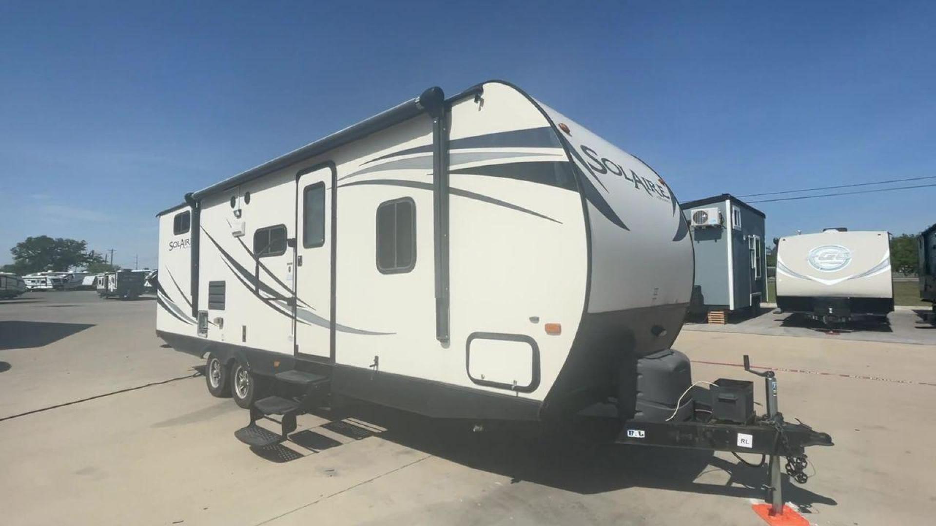 2014 TAN FOREST RIVER SOLAIRE 26RBSS (4X4TPAB28EN) , located at 4319 N Main St, Cleburne, TX, 76033, (817) 678-5133, 32.385960, -97.391212 - Photo#3