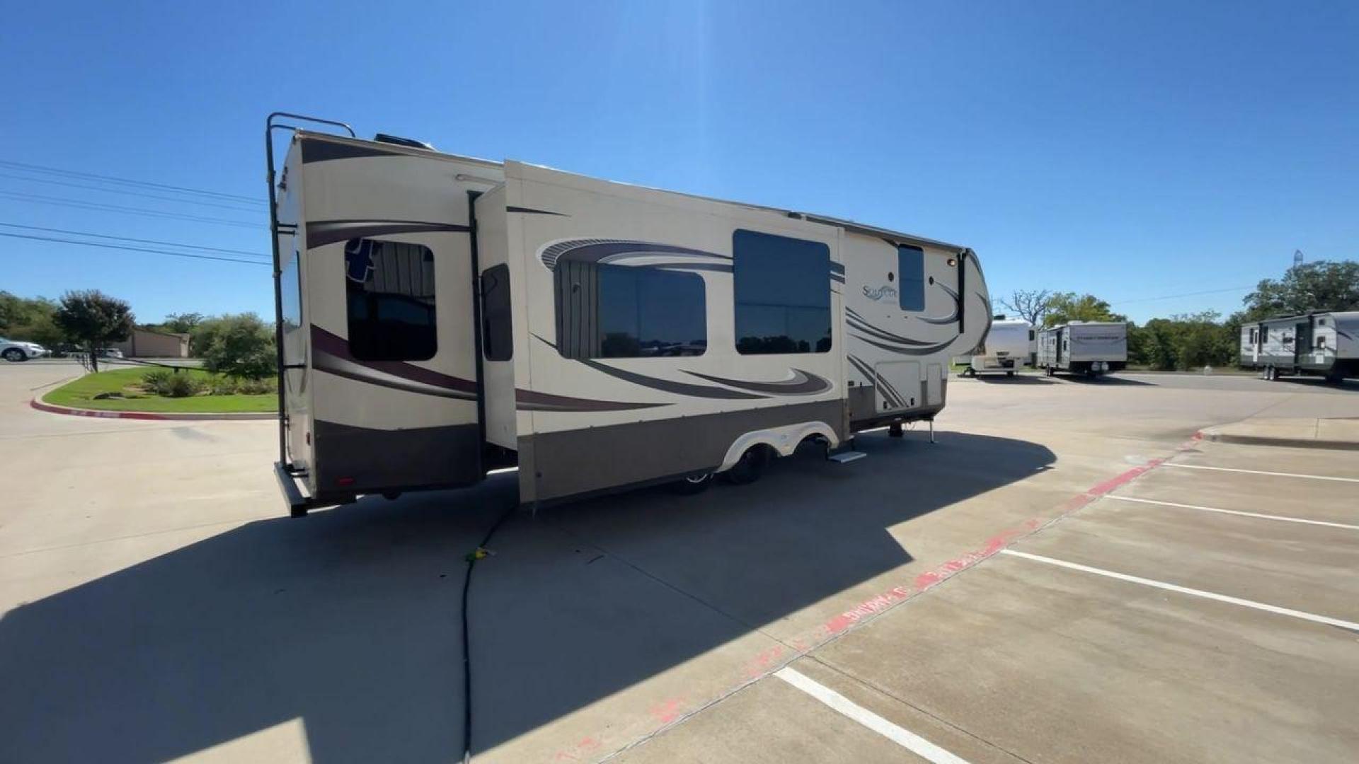 2015 GRAND DESIGN SOLITUDE 369RL (573FS3820F1) , Length: 38.92 ft. | Dry Weight: 12,650 lbs. | Gross Weight: 16,000 lbs. | Slides: 3 transmission, located at 4319 N Main St, Cleburne, TX, 76033, (817) 678-5133, 32.385960, -97.391212 - Photo#1