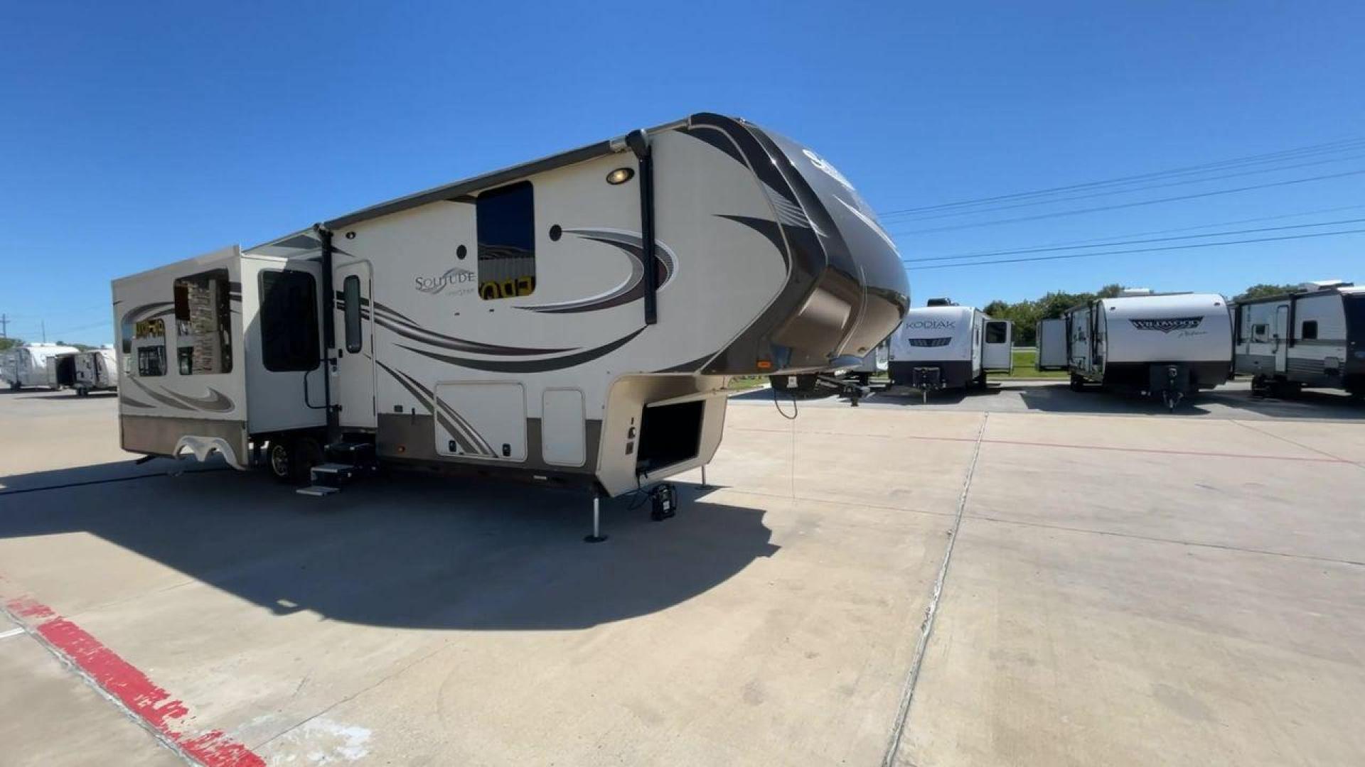 2015 GRAND DESIGN SOLITUDE 369RL (573FS3820F1) , Length: 38.92 ft. | Dry Weight: 12,650 lbs. | Gross Weight: 16,000 lbs. | Slides: 3 transmission, located at 4319 N Main St, Cleburne, TX, 76033, (817) 678-5133, 32.385960, -97.391212 - Photo#3