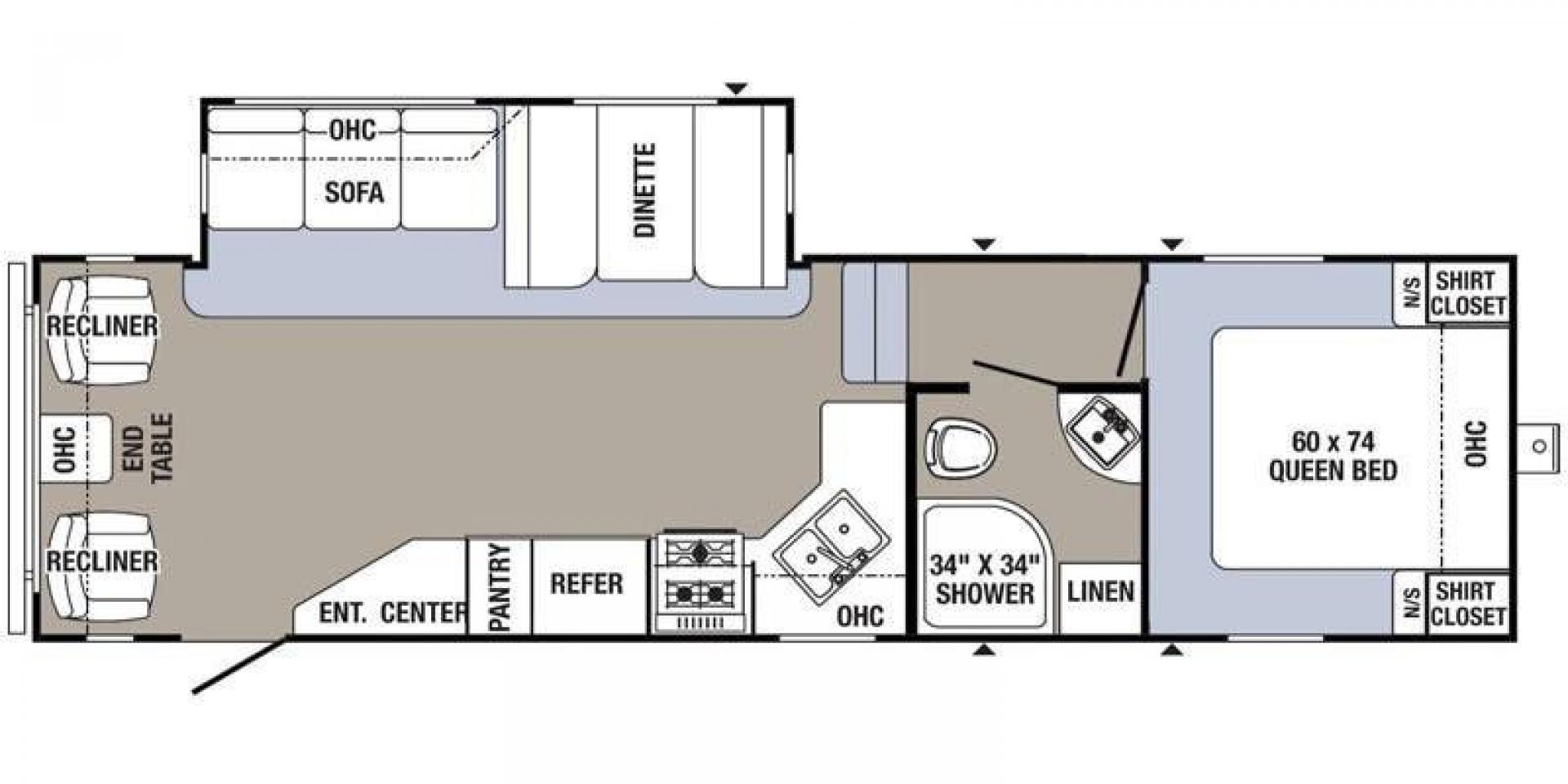 2016 FOREST RIVER PUMA 297RLSS (4X4FPUF29GP) , located at 4319 N Main St, Cleburne, TX, 76033, (817) 678-5133, 32.385960, -97.391212 - Photo#9