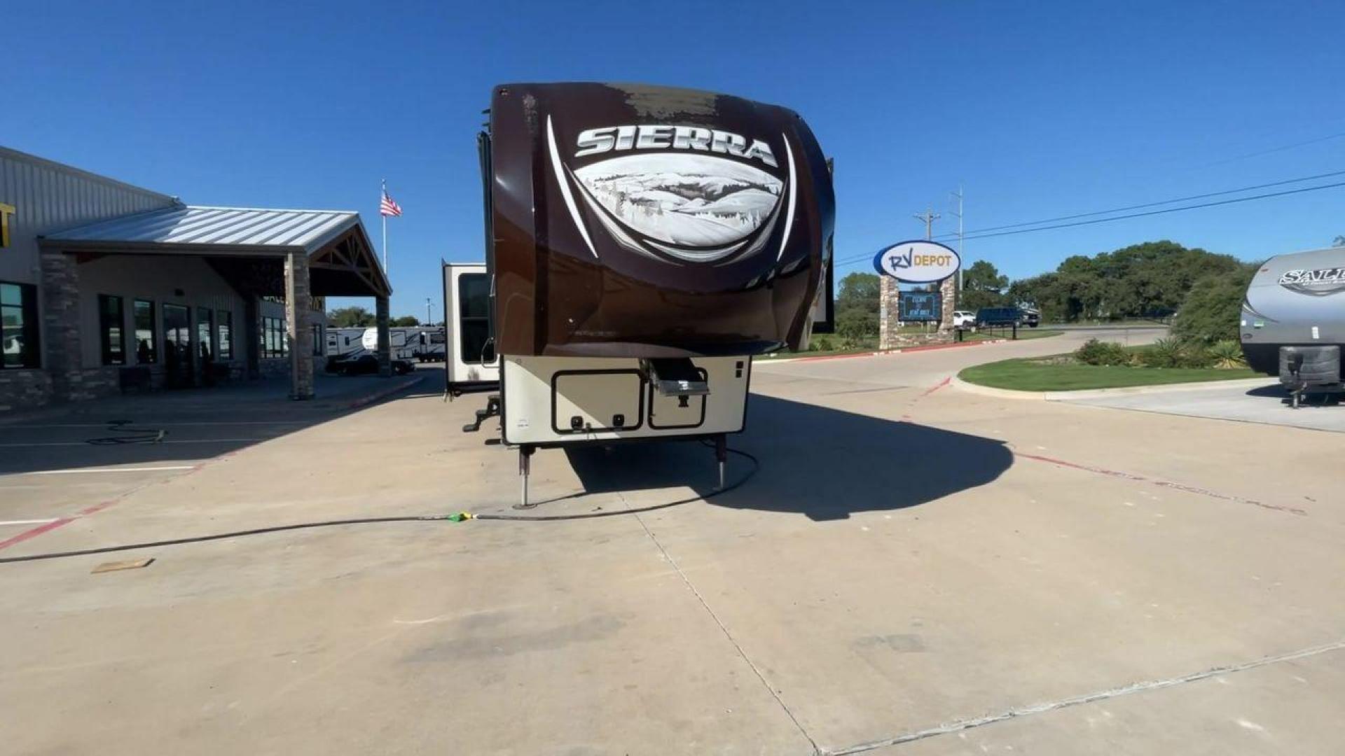 2016 TAN FOREST RIVER SIERRA 360PDEK (4X4FSEM25GJ) , Length: 41.92 ft. | Dry Weight: 12,799 lbs. | Gross Weight: 15,500 lbs. | Slides: 3 transmission, located at 4319 N Main St, Cleburne, TX, 76033, (817) 678-5133, 32.385960, -97.391212 - Photo#4