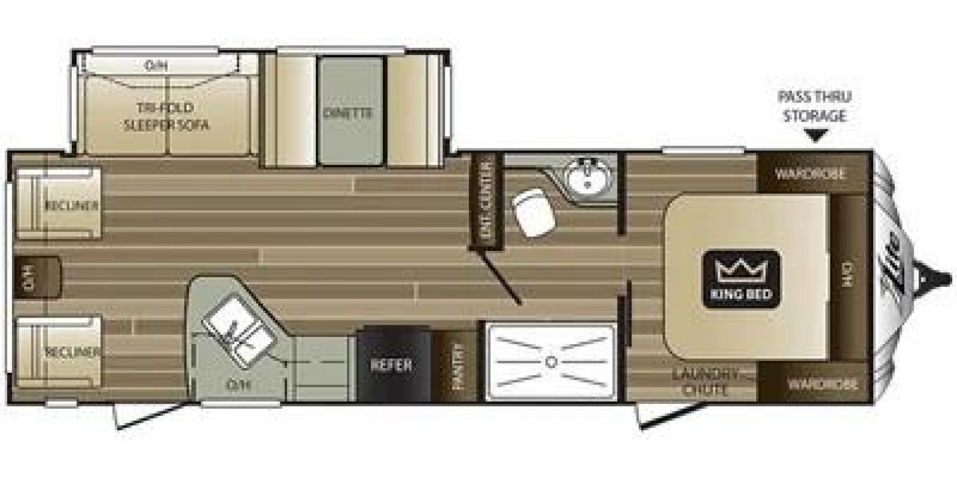 2016 KEYSTONE COUGAR 28RLS (4YDT28R21GV) , located at 4319 N Main St, Cleburne, TX, 76033, (817) 678-5133, 32.385960, -97.391212 - Photo#9