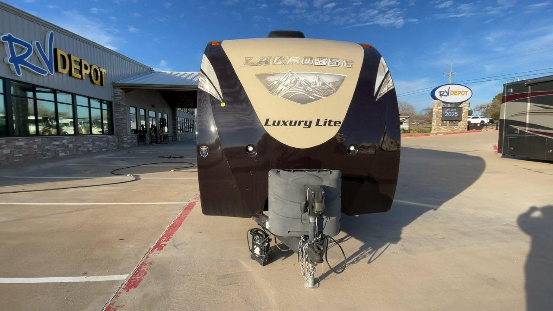 2017 FOREST RIVER LACROSSE 339BHD (5ZT2LCZB2HB) , Length: 36.75 ft. | Dry Weight: 7,709 lbs. | Slides: 2 transmission, located at 4319 N Main St, Cleburne, TX, 76033, (817) 678-5133, 32.385960, -97.391212 - The 2017 Forest River LaCrosse 339BHD is a dual-slide travel trailer that measures 36.75 ft. in length and 11.42 ft. in height. It has a dry weight of 7,709 lbs. and a payload capacity of 1,876 lbs. as well as a hitch weight of 785 lbs. This LaCrosse is a bunkhouse model that can sleep up to 10 peop - Photo#4