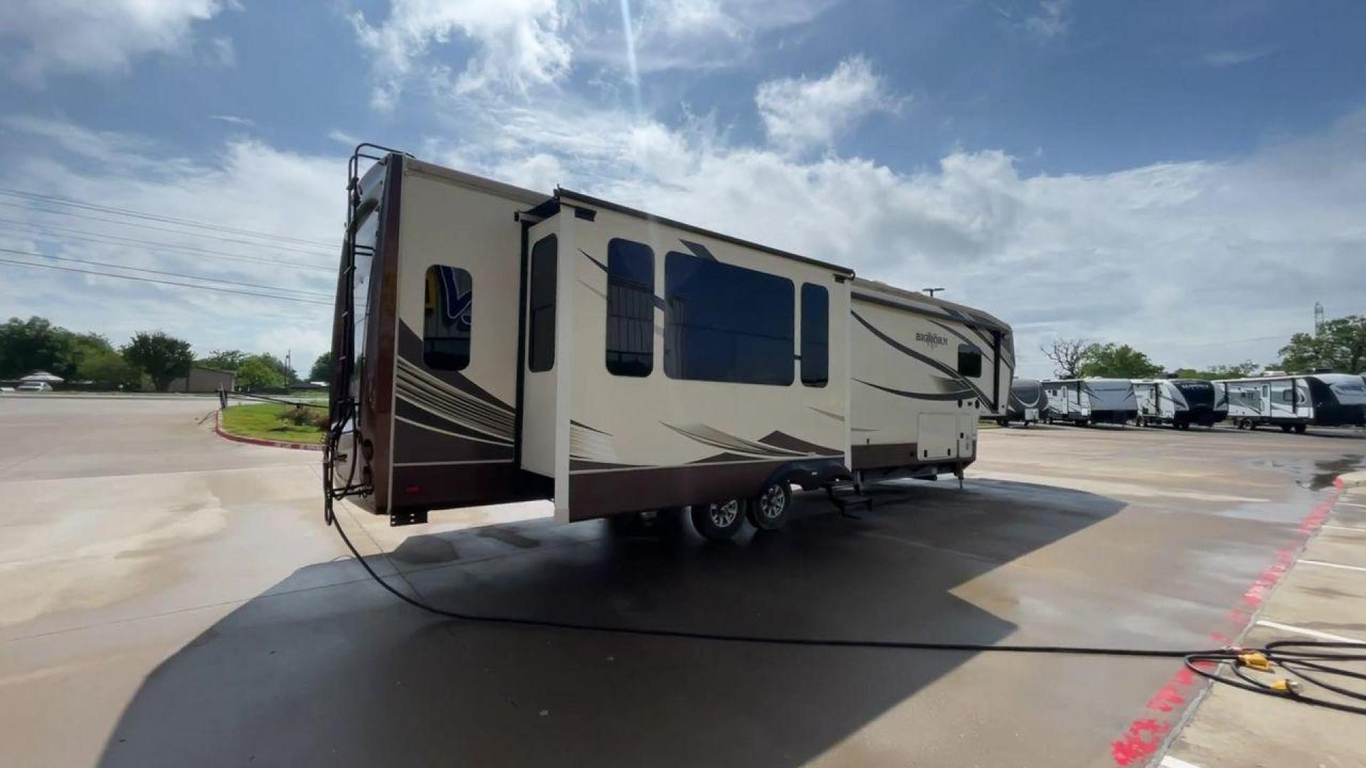 2017 HEARTLAND BIGHORN 3760EL (5SFBG4224HE) , Length: 40.9 ft. | Dry Weight: 13,240 lbs. | Gross Weight: 16,000 lbs. | Slides: 3 transmission, located at 4319 N Main St, Cleburne, TX, 76033, (817) 678-5133, 32.385960, -97.391212 - The 2017 Heartland Bighorn 3760EL fifth wheel offers comfort and elegance when traveling. This well-thought-out RV offers a home away from home by fusing flair and functionality. The dimensions of this unit are 40.9 ft in length, 8 ft in width, and 13.25 ft in height. It has a dry weight of 13,240 l - Photo#1