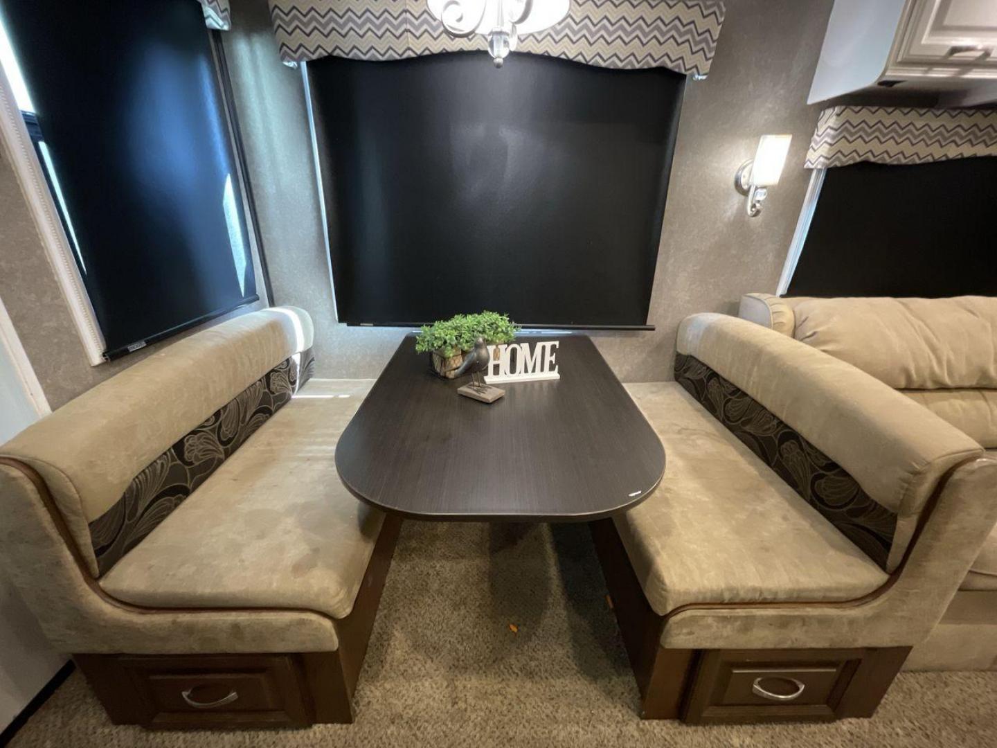 2017 TAN JAYCO NORTH POINT 375BHFS (1UJCJ0BV2H1) , Length: 43.25 ft.| Dry Weight: 13,740 lbs. | Gross Weight: 16,500 lbs. | Slides: 5 transmission, located at 4319 N Main St, Cleburne, TX, 76033, (817) 678-5133, 32.385960, -97.391212 - Five slides, one-and-a-half baths, a bunkhouse, and an outdoor kitchen are just some of the highlights of this North Point fifth wheel model 375BHFS by Jayco. This fifth wheel measures 43.25 ft in length, 8 ft in width, 13.33 ft in height, and 6.83 ft in interior height. It has a dry weight of 1 - Photo#13