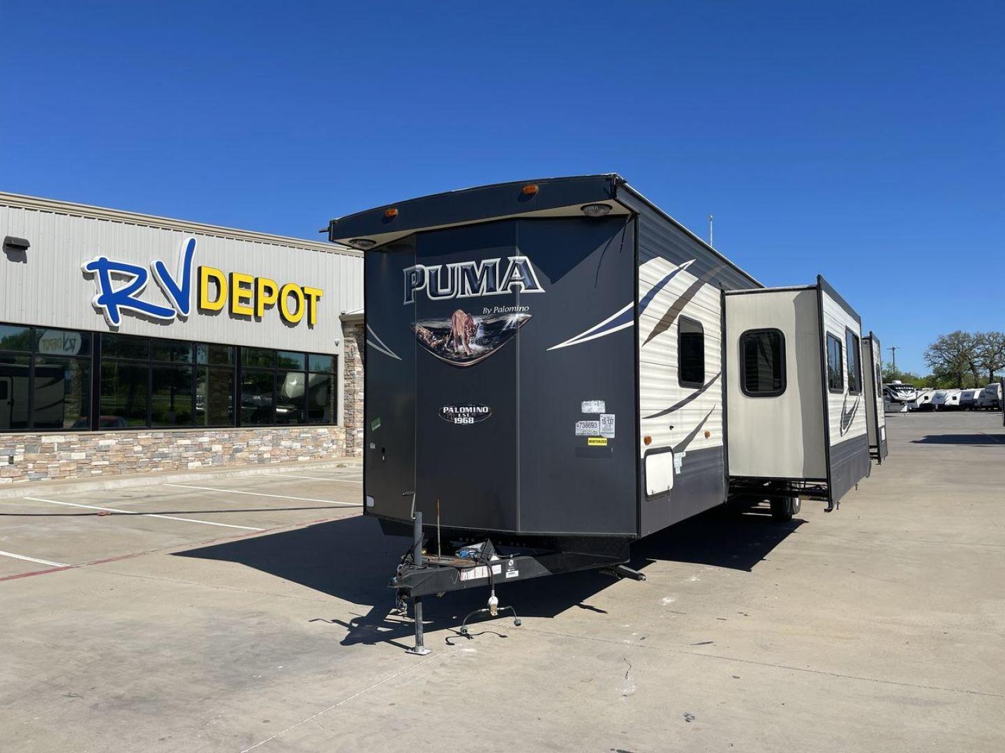 2018 FOREST RIVER PUMA 39PBS (4X4TPUR20JP) , located at 4319 N Main St, Cleburne, TX, 76033, (817) 678-5133, 32.385960, -97.391212 - Photo#0