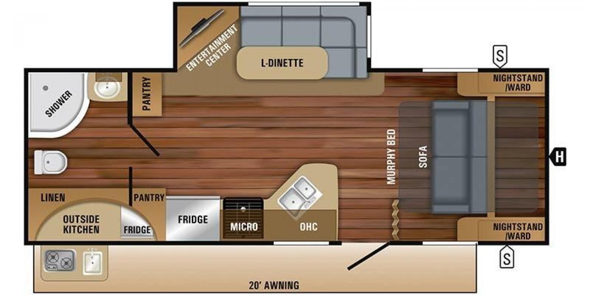 2018 WHITE JAYCO JAY FLIGHT 23MRB (1UJBJ0BN5J1) , Length: 28.17 ft | Dry Weight: 5,560 lbs. | Gross Weight: 7,250 lbs. | Slides: 1 transmission, located at 4319 N Main St, Cleburne, TX, 76033, (817) 678-5133, 32.385960, -97.391212 - The 2018 Jayco Jay Flight 23MRB is a travel trailer that encapsulates both compactness and luxury for unparalleled camping experiences. Spanning 28 feet in length, this model boasts a thoughtfully arranged interior featuring a single slide-out, seamlessly amplifying the living space. The Jay Flight - Photo#9