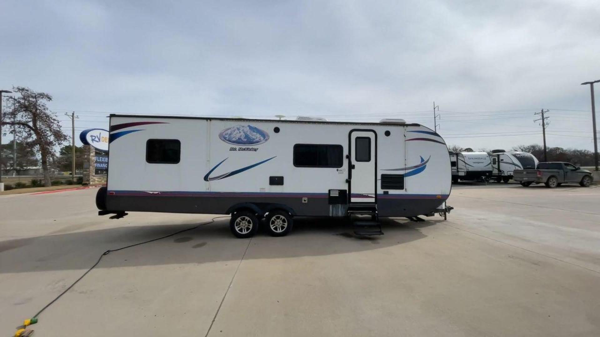 2018 WHITE MT MCKINLEY 830FK (59CCC3221JL) , Length: 32 ft | Dry Weight: 5,660 lbs. | Slides: 1 transmission, located at 4319 N Main St, Cleburne, TX, 76033, (817) 678-5133, 32.385960, -97.391212 - Take the 2018 Mt. McKinley 830FK Travel Trailer on your upcoming journey. This travel trailer provides a well-thought-out living area for your outdoor adventures, all while being tailored for comfort and convenience. This unit measures 32 ft in length by 8 ft in width. It has a dry weight of 5,66 - Photo#2