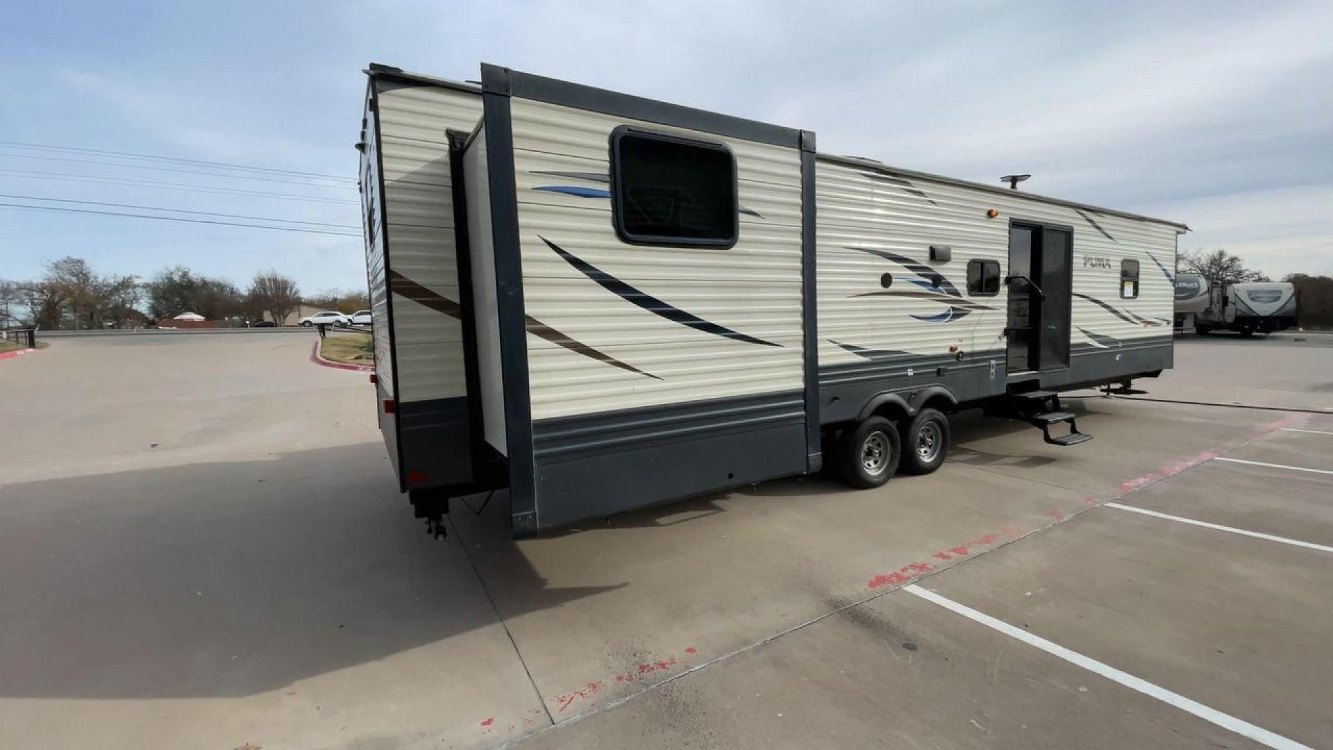 2019 FOREST RIVER PUMA 39PQB (4X4TPUR2XKP) , Length: 42.08 ft. | Dry Weight: 10,709 lbs. | Gross Weight: 13,413 lbs. | Slides: 4 transmission, located at 4319 N Main St, Cleburne, TX, 76033, (817) 678-5133, 32.385960, -97.391212 - Photo#1