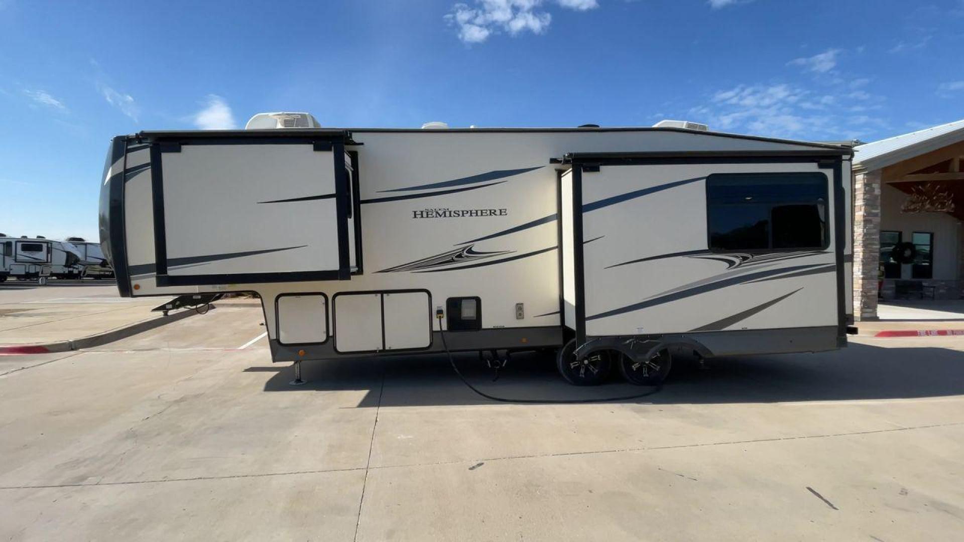 2020 FOREST RIVER HEMISPHERE 286RL (4X4FSBE24LV) , Length: 34.08 ft. | Dry Weight: 8,499 lbs. | Slides: 3 transmission, located at 4319 N Main St, Cleburne, TX, 76033, (817) 678-5133, 32.385960, -97.391212 - Photo#6