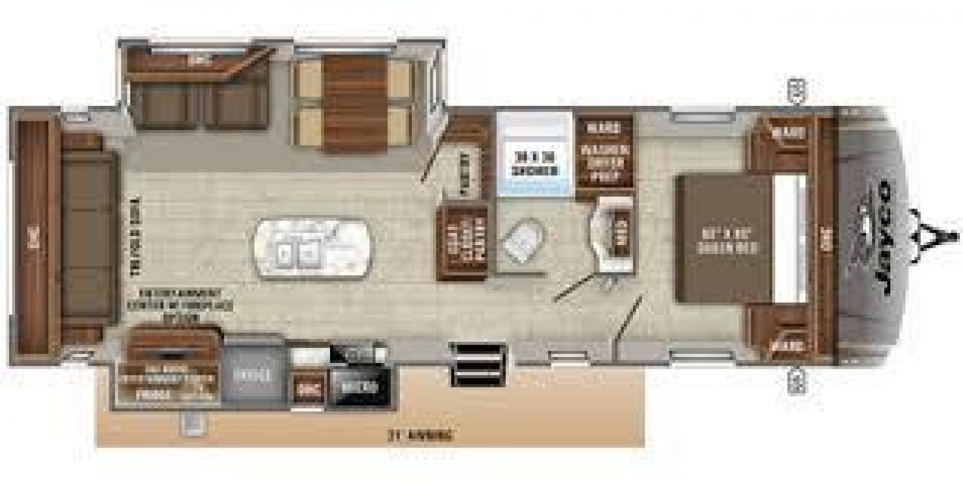 2020 JAYCO EAGLE 280RSOK (1UJBJ0BS7L1) , located at 4319 N Main St, Cleburne, TX, 76033, (817) 678-5133, 32.385960, -97.391212 - Photo#9