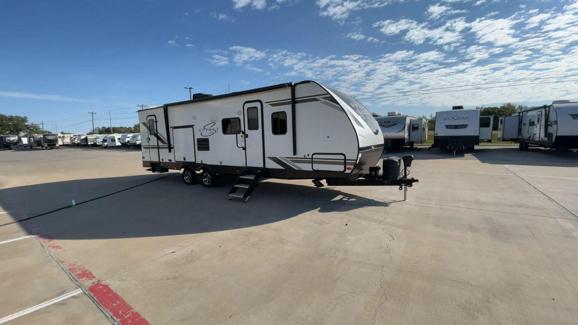 2021 COACHMEN SPIRIT 2963BH (5ZT2SBVBXMS) , Length: 33.92 ft. | Dry Weight: 6,408 lbs. | Slides: 1 transmission, located at 4319 N Main St, Cleburne, TX, 76033, (817) 678-5133, 32.385960, -97.391212 - The 2021 Coachmen Spirit 2963BH is a family-friendly travel trailer designed to maximize comfort and convenience while camping. With its spacious bunkhouse, open layout, and thoughtful features, this model is ideal for families or groups seeking a comfortable and easy-to-tow trailer for extended cam - Photo#3