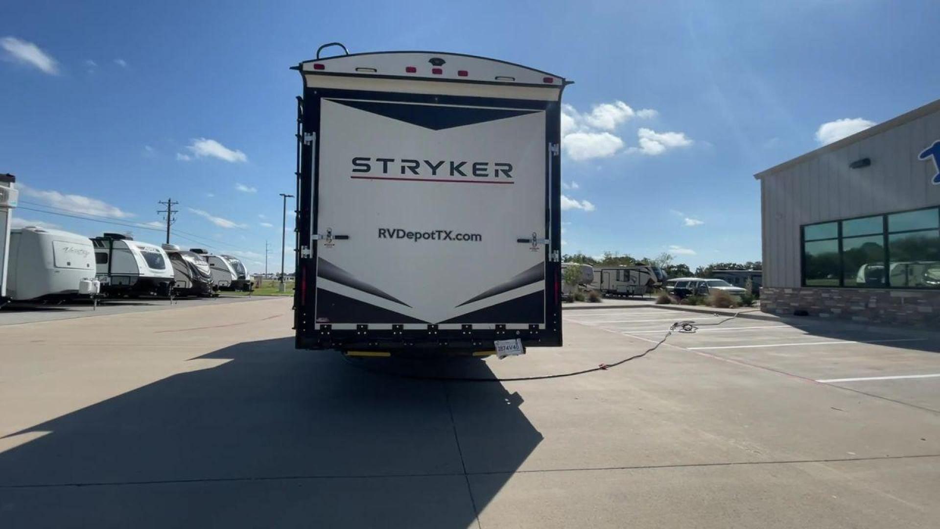 2021 CRUISER RV STRYKER 3414 (5RXGB392XM1) , Length: 38.75 ft. | Dry Weight: 9,608 lbs. | Gross Weight: 12,800 lbs. | Slides: 2 transmission, located at 4319 N Main St, Cleburne, TX, 76033, (817) 678-5133, 32.385960, -97.391212 - The 2021 Cruiser RV Stryker 3414 is a meticulously crafted toy hauler that seamlessly integrates luxury, versatility, and durability to provide an exceptional on-the-road experience. Whether you're a passionate thrill-seeker indulging in outdoor sports or a discerning family seeking comfort, the Str - Photo#8