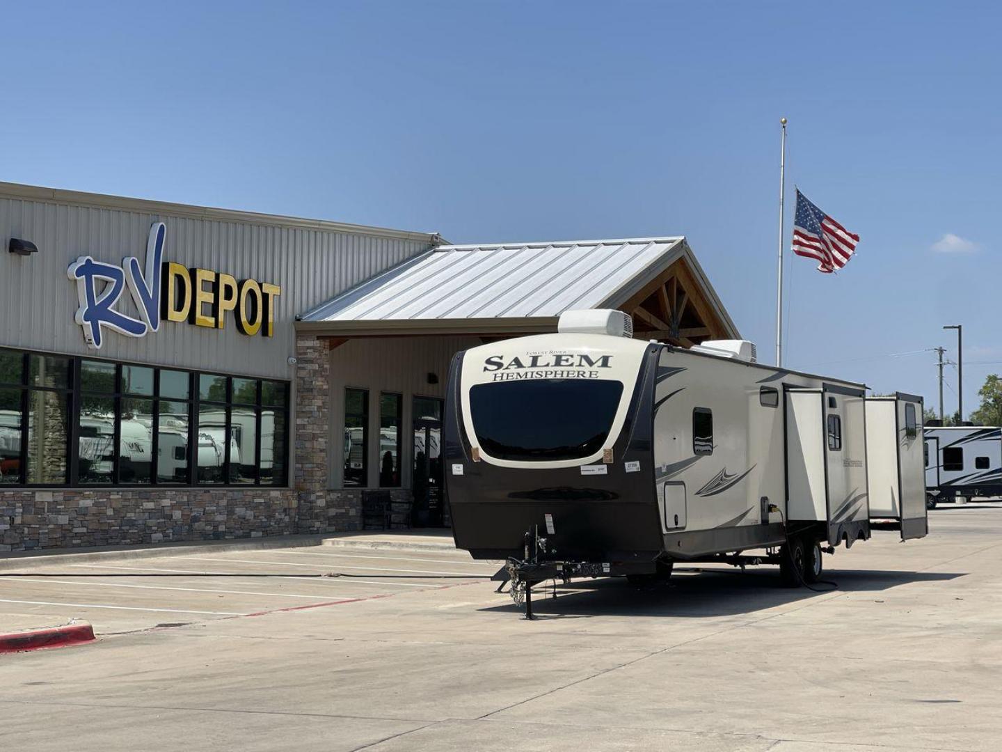 2021 FOREST RIVER HEMISPHERE 310BHS (4X4TSBG21MU) , Length: 38.67 ft. | Dry Weight: 9,088 lbs. | Slides: 3 transmission, located at 4319 N Main St, Cleburne, TX, 76033, (817) 678-5133, 32.385960, -97.391212 - Photo#0