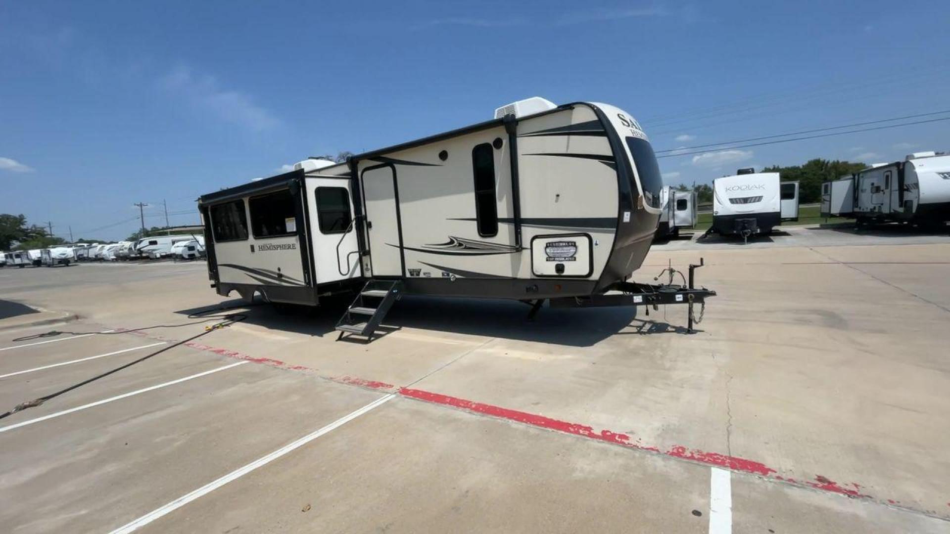 2021 FOREST RIVER HEMISPHERE 310BHS (4X4TSBG21MU) , Length: 38.67 ft. | Dry Weight: 9,088 lbs. | Slides: 3 transmission, located at 4319 N Main St, Cleburne, TX, 76033, (817) 678-5133, 32.385960, -97.391212 - Photo#3