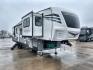 2021 FOREST RIVER IMPRESSION 320FL (5ZT3MPXB1MD) , Length: 40.17 ft | Dry Weight: 10,303 lbs | Gross Weight: 14,535 lbs | Slides: 4 transmission, located at 4319 N Main St, Cleburne, TX, 76033, (817) 678-5133, 32.385960, -97.391212 - The 2021 Forest River Impression 320FL fifth wheel RV is built for durability and style. Its sleek white fiberglass body is accented with bold black and blue graphics, giving it a modern and aerodynamic look. The front cap features a distinctive aerodynamic profile with the Impression logo prominent - Photo#23