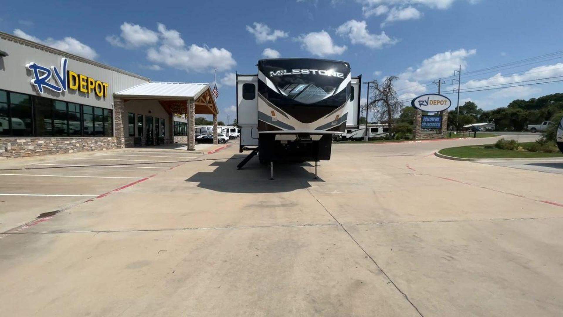 2021 HEARTLAND MILESTONE 379FLML (5SFMG4426ME) , Length: 44.17 ft. | Dry Weight: 12,600 lbs. | Gross Weight: 15,000 lbs. | Slides: 5 transmission, located at 4319 N Main St, Cleburne, TX, 76033, (817) 678-5133, 32.385960, -97.391212 - The 2021 Heartland Milestone 379FLML is 44.17 feet in length and has a dry weight of 12,600 pounds, with a gross weight capability of 15,000 pounds. This type of RV is intended for extended living and luxurious travel. It comes with five slide-outs that dramatically increase interior space, creating - Photo#4