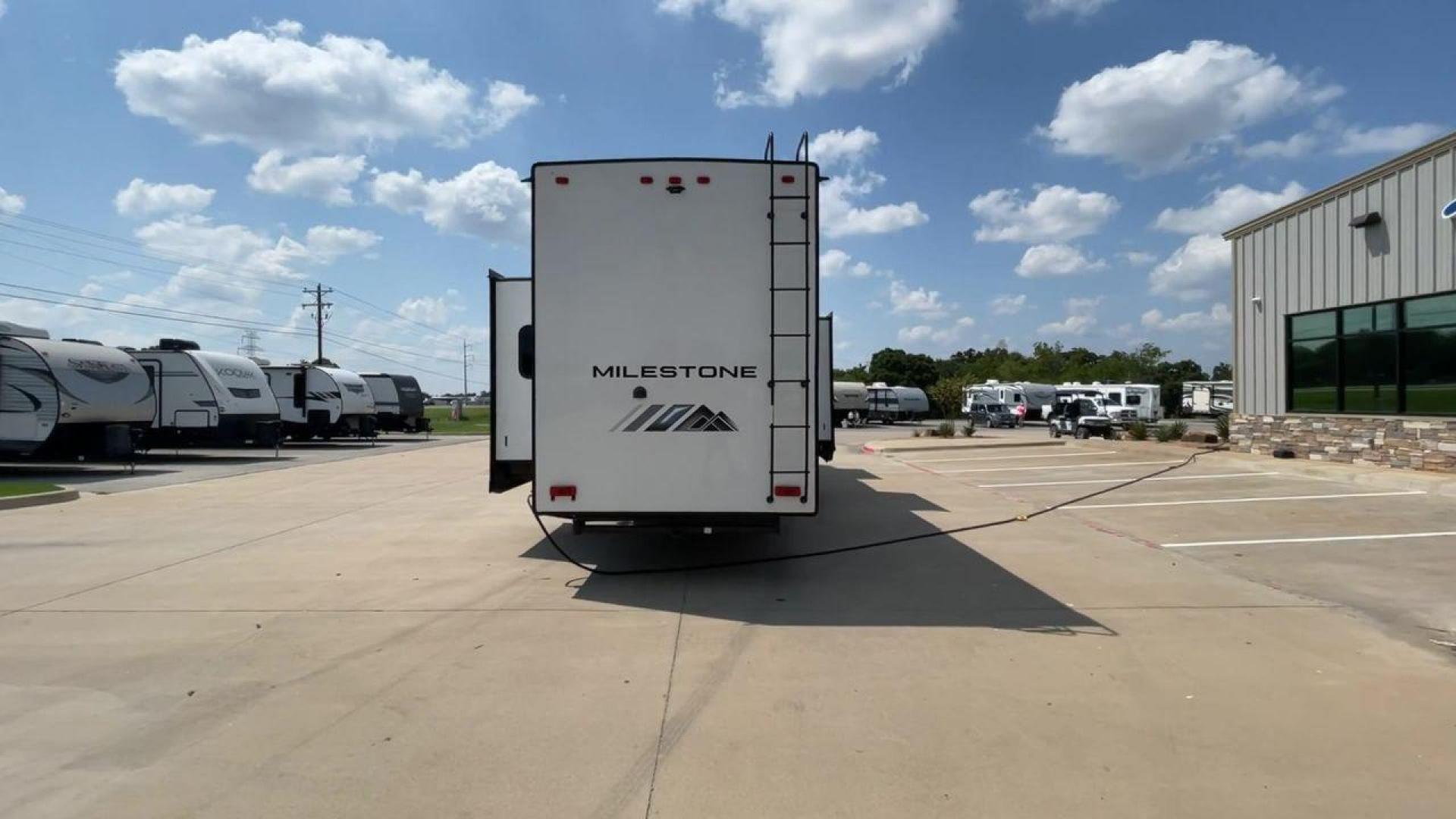 2021 HEARTLAND MILESTONE 379FLML (5SFMG4426ME) , Length: 44.17 ft. | Dry Weight: 12,600 lbs. | Gross Weight: 15,000 lbs. | Slides: 5 transmission, located at 4319 N Main St, Cleburne, TX, 76033, (817) 678-5133, 32.385960, -97.391212 - The 2021 Heartland Milestone 379FLML is 44.17 feet in length and has a dry weight of 12,600 pounds, with a gross weight capability of 15,000 pounds. This type of RV is intended for extended living and luxurious travel. It comes with five slide-outs that dramatically increase interior space, creating - Photo#8