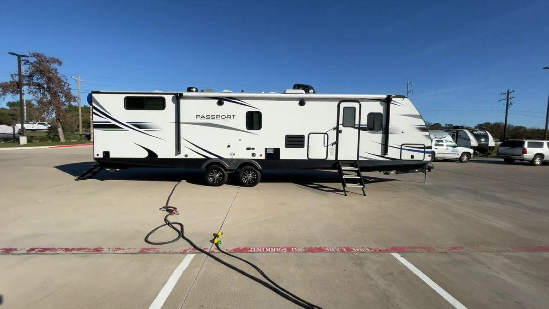 2021 KEYSTONE PASSPORT 3400QD (4YDT34020MK) , Length: 38.33 ft | Dry Weight: 7,525 lbs. | Gross Weight: 9,640 lbs | Slides: 2 transmission, located at 4319 N Main St, Cleburne, TX, 76033, (817) 678-5133, 32.385960, -97.391212 - Photo#2