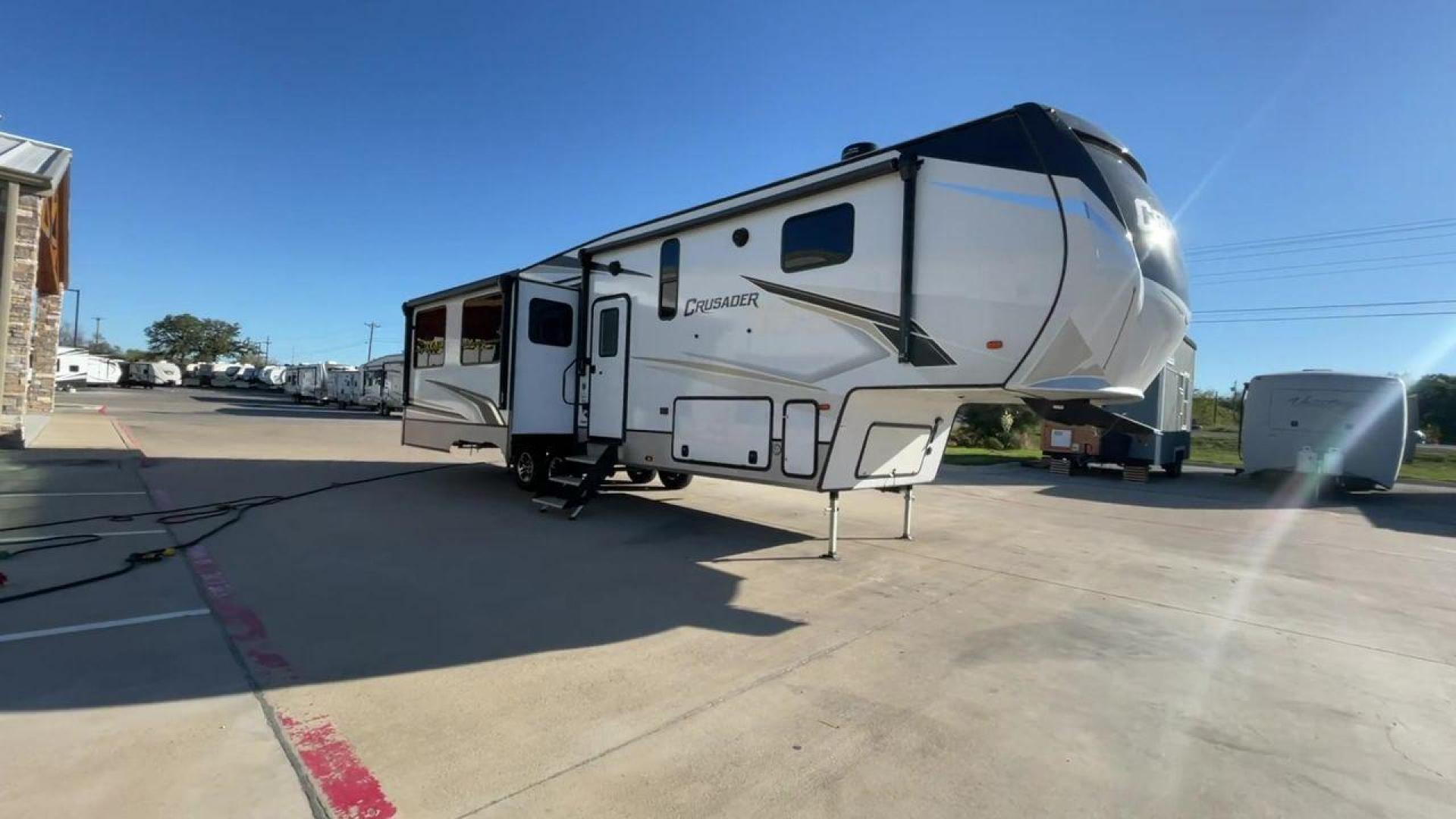 2022 FOREST RIVER CRUSADER 335RLP (5ZT3CSZBXNG) , Length: 37 ft | Dry Weight: 11,114 lbs | Slides: 3 transmission, located at 4319 N Main St, Cleburne, TX, 76033, (817) 678-5133, 32.385960, -97.391212 - Photo#3