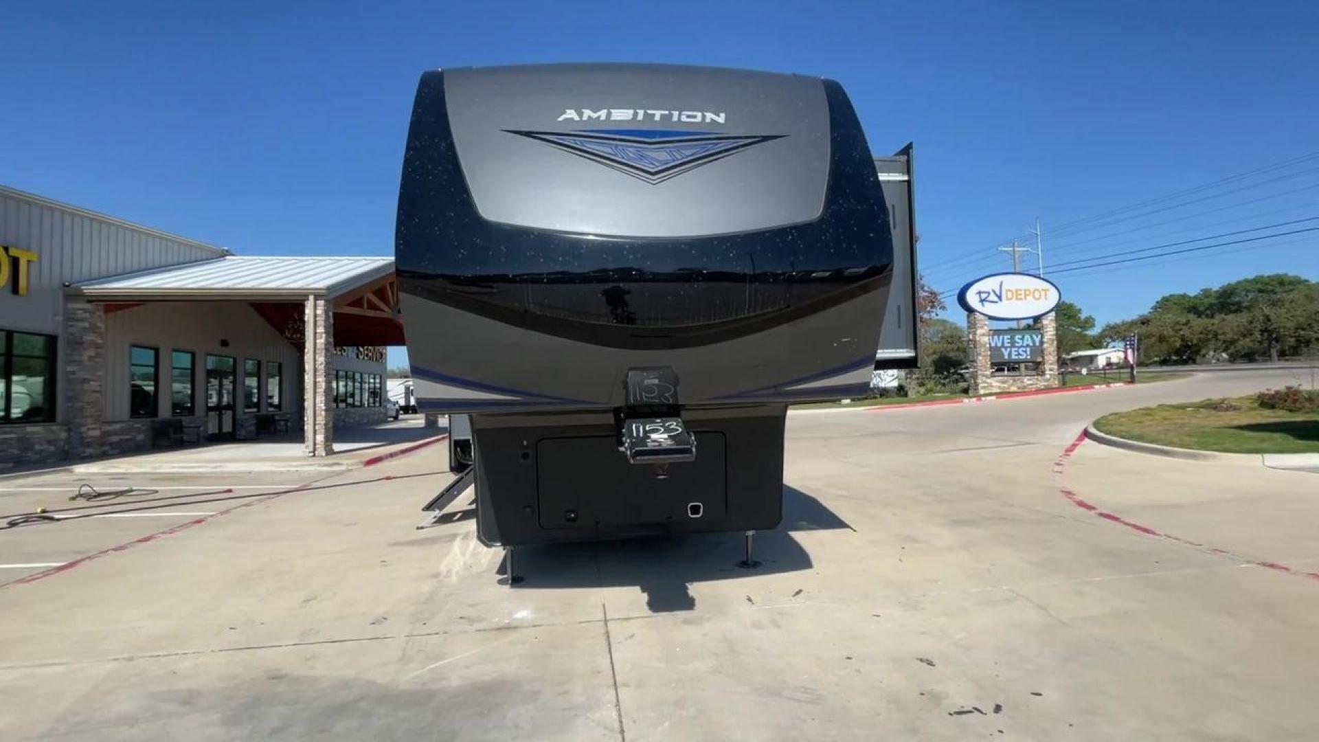 2022 VANLEIGH AMBITION 399TH (7HHAC4333NV) , Length: 43.58 ft. | Dry Weight: 16,900 lbs. | Gross Weight: 21,000 lbs. | Slides: 2 transmission, located at 4319 N Main St, Cleburne, TX, 76033, (817) 678-5133, 32.385960, -97.391212 - Brace yourself for some wild and thrilling adventures in this 2022 Vanleigh Ambition 399TH! This big and spacious toy hauler measures 43.58 ft. in length and 13.08 ft. in height. It has a dry weight of 16,900 lbs. and a GVWR of 21,000 lbs. It also has a hitch weight of 3,500 lbs. which makes it t - Photo#4