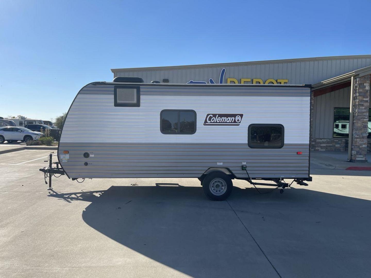 2024 DUTCHMEN COLEMAN 17B (4YDTCMG10RH) , Length: 21.42 ft. | Dry Weight: 2,985 lbs. transmission, located at 4319 N Main St, Cleburne, TX, 76033, (817) 678-5133, 32.385960, -97.391212 - The 2024 Dutchmen Coleman 17B is a compact and lightweight travel trailer, designed to provide a comfortable yet portable camping experience. Measuring 21.42 feet in length and weighing 2,985 pounds, this RV is perfect for travelers seeking convenience and ease of towing. The exterior features a sle - Photo#24