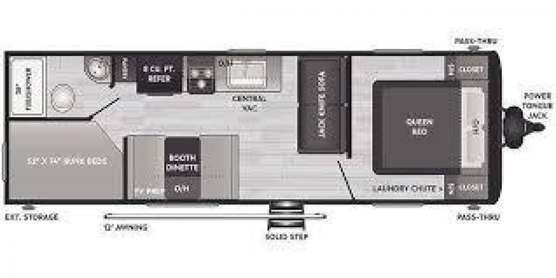 2024 KEYSTONE HIDEOUT 240BH (4YDTH1L21R7) , Length: 28.83 ft. | Gross Weight: 7,600 lbs transmission, located at 4319 N Main St, Cleburne, TX, 76033, (817) 678-5133, 32.385960, -97.391212 - Photo#9