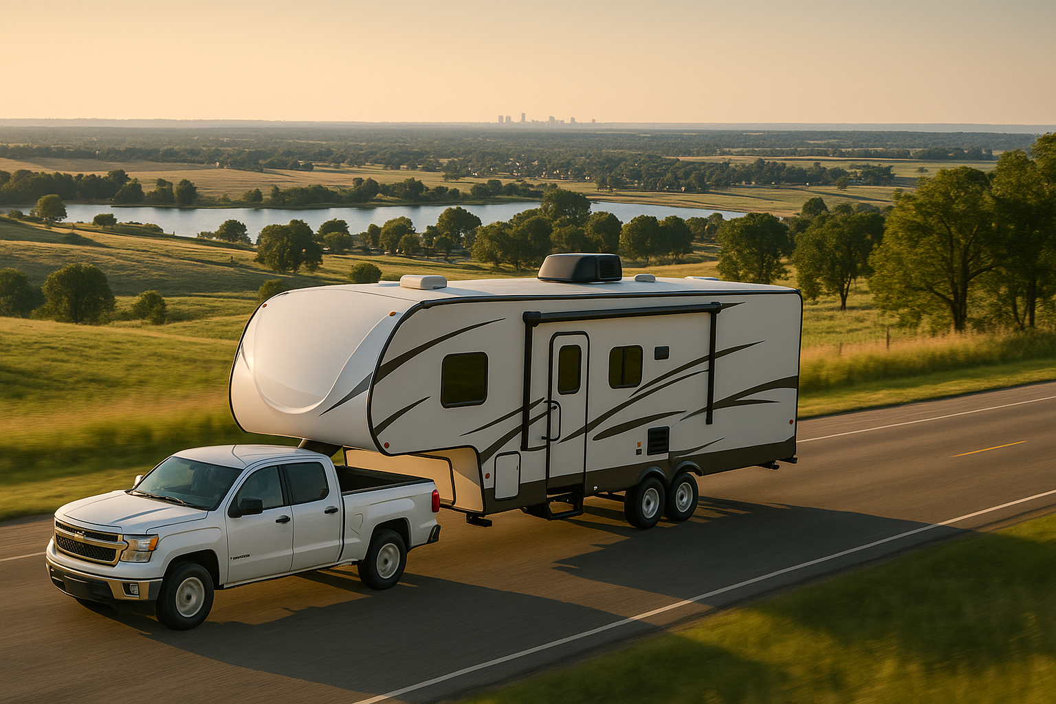 RV on road