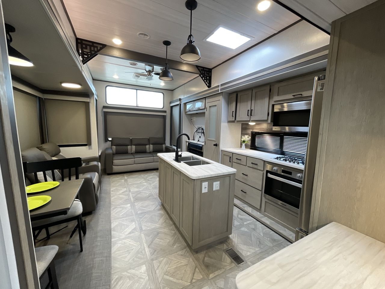 Inside of a 5th Wheel RV 