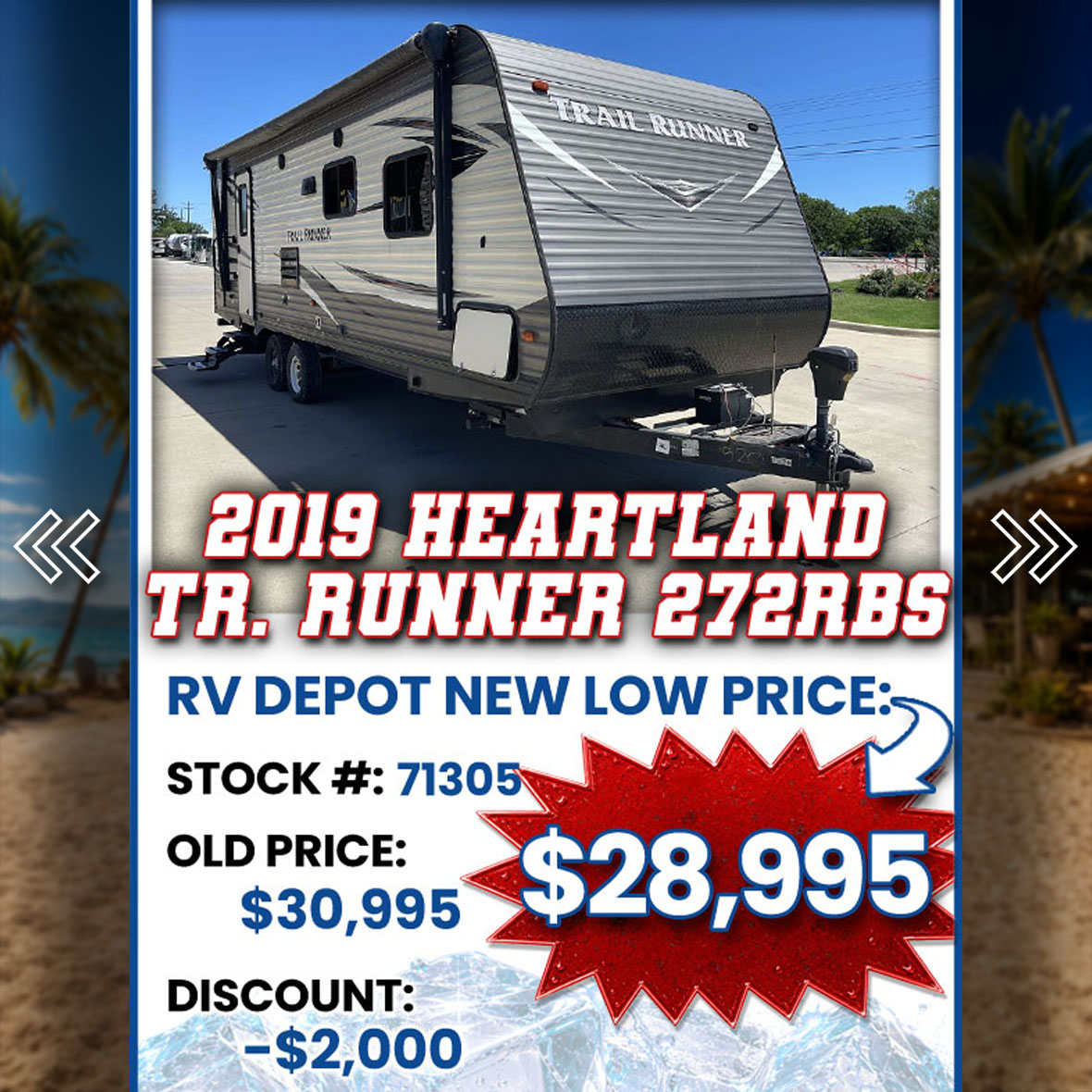 2019 Heartland Trail Runner 272RBS