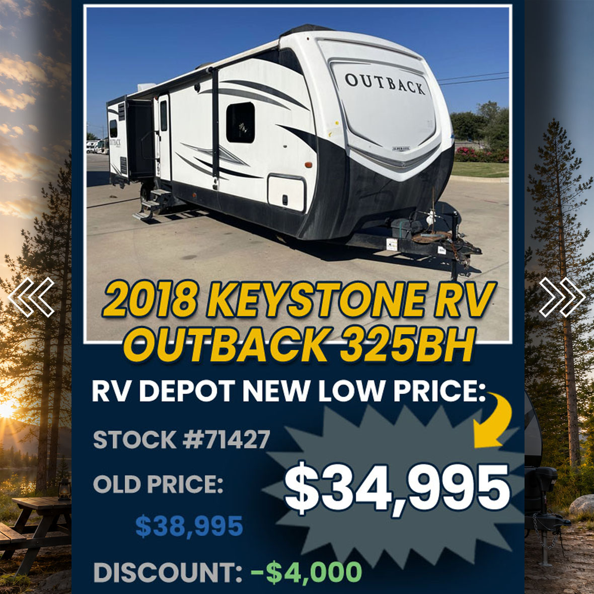 2018 Keystone RV Outback 325BH