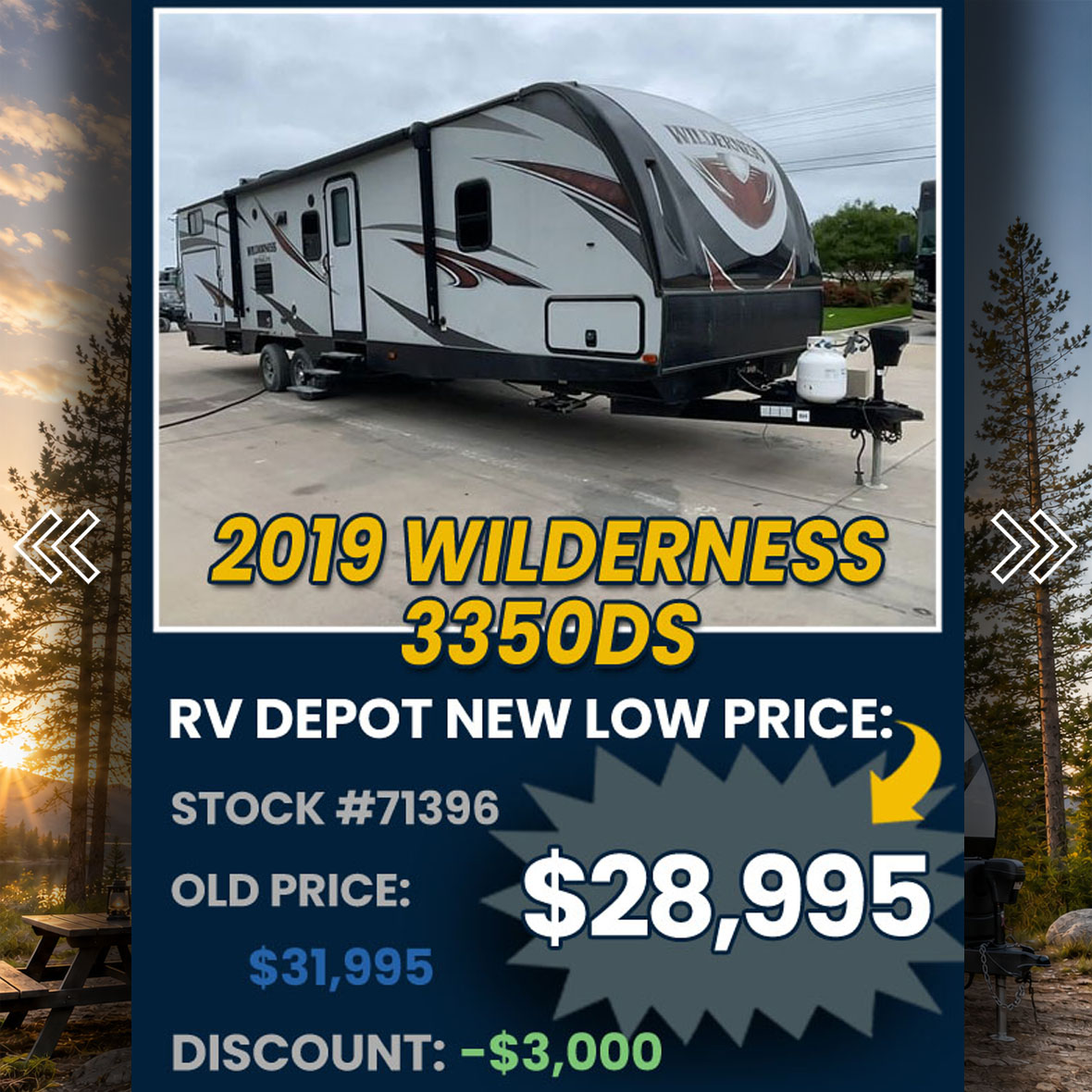 2019 Wilderness 3350DS