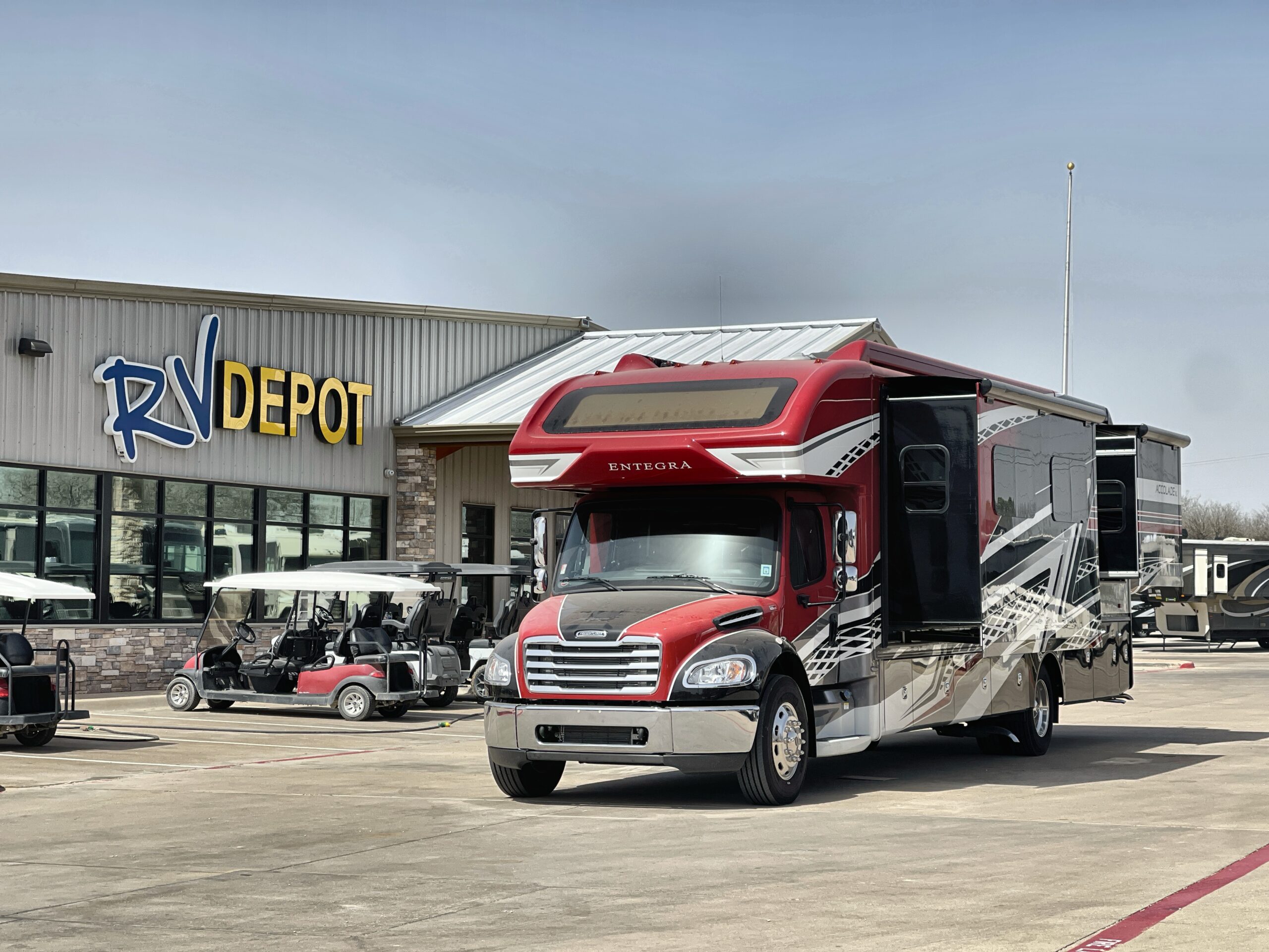 RV Depot - Class C motorhome scaled Types of RV