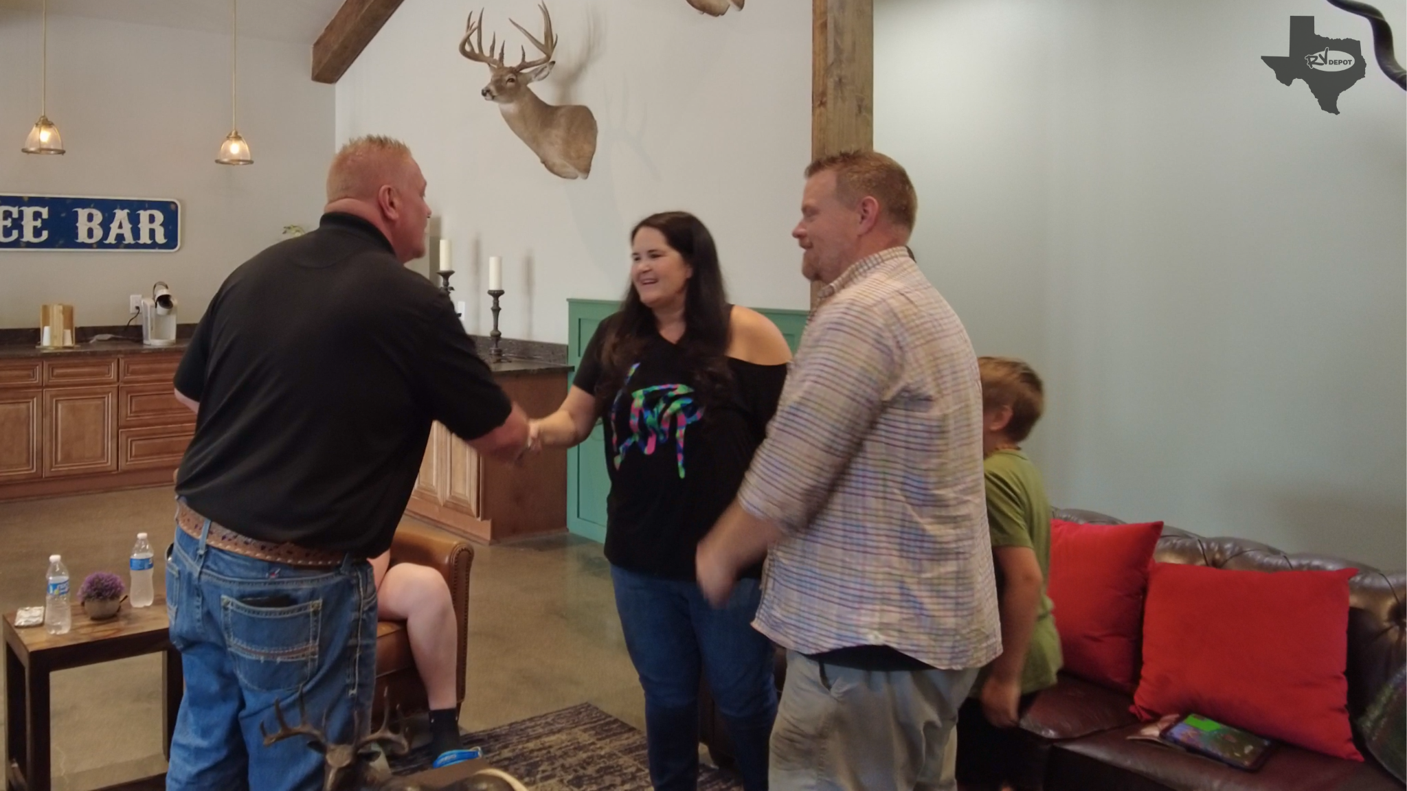Customers Shaking Hands