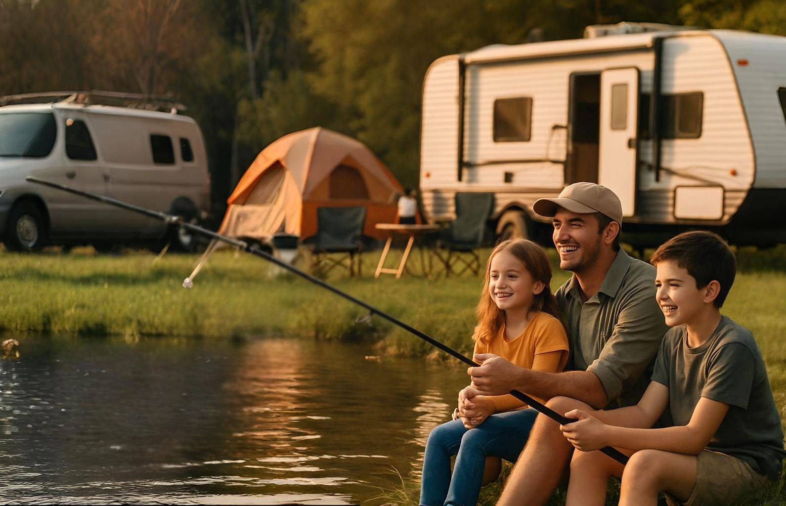 Fishing with the kids