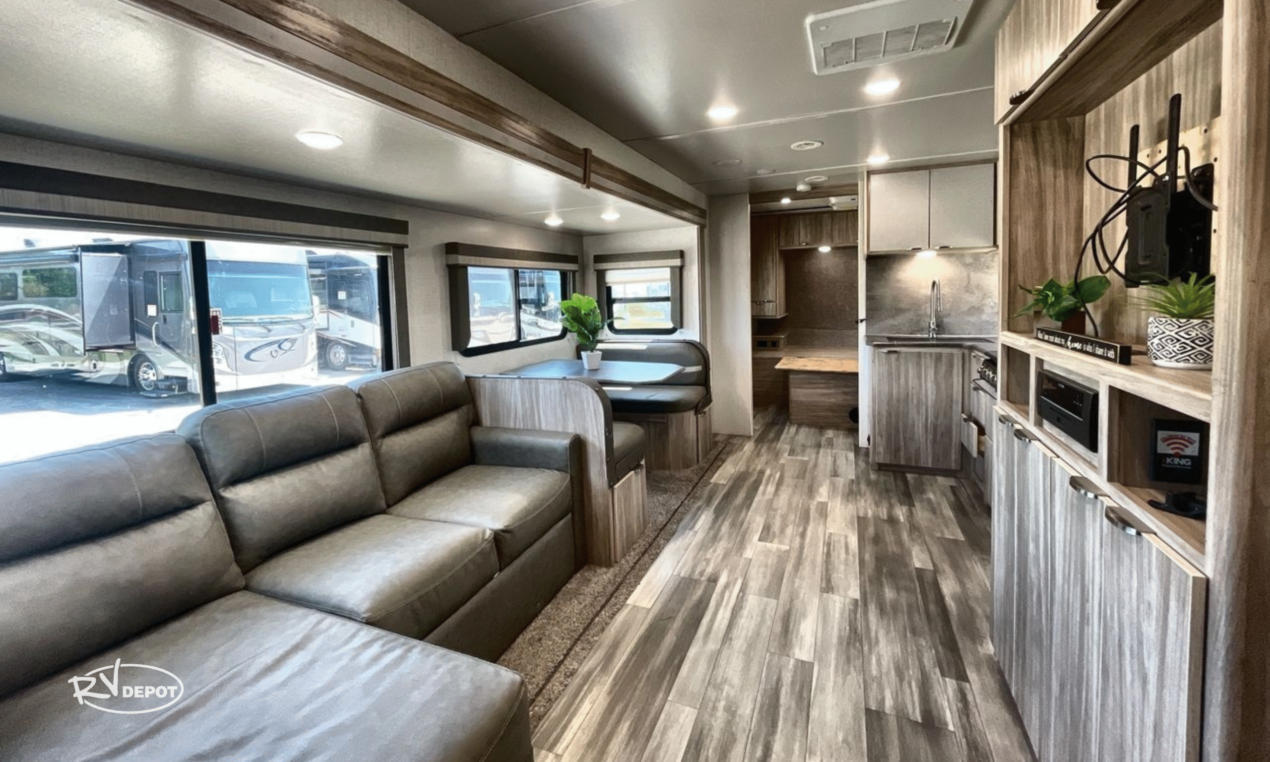Inside Bumper Pull RV