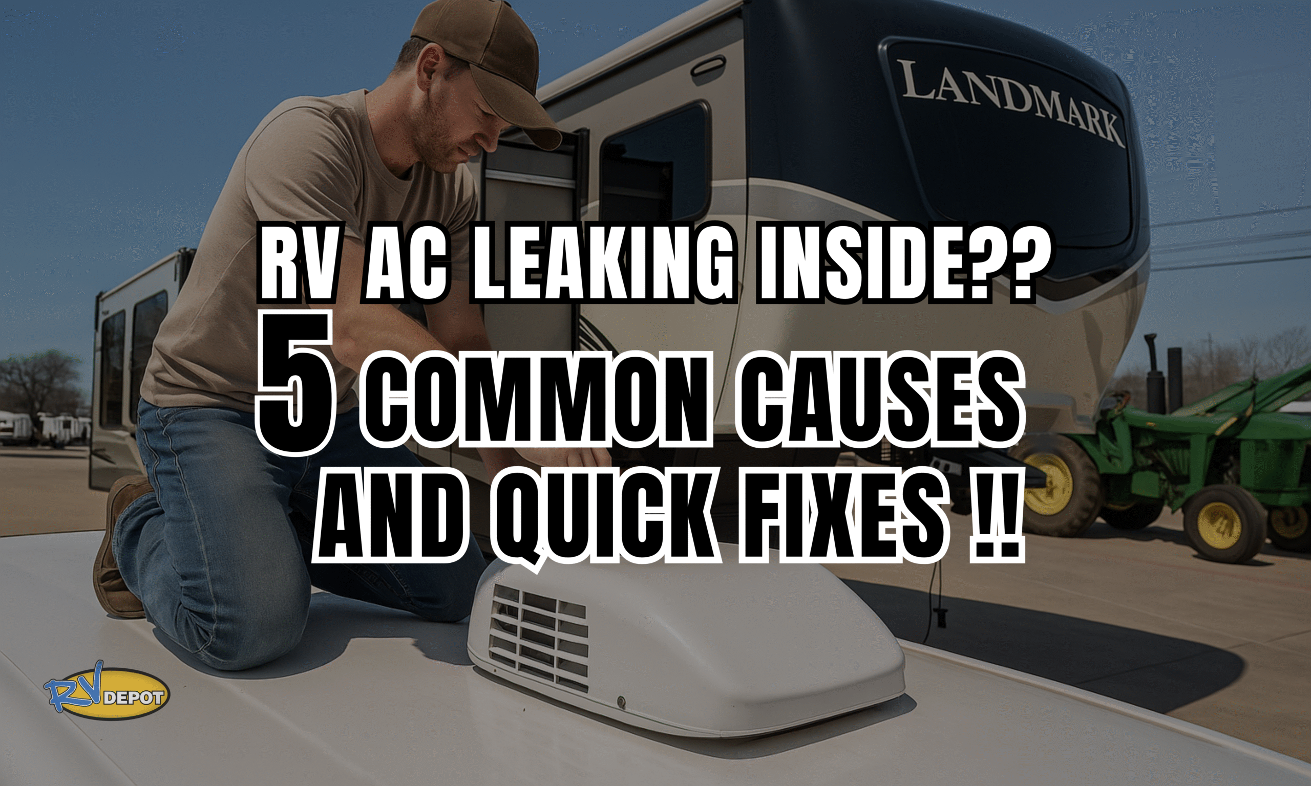 RV AC Leaking Inside - 5 Common Causes and Quick Fixes