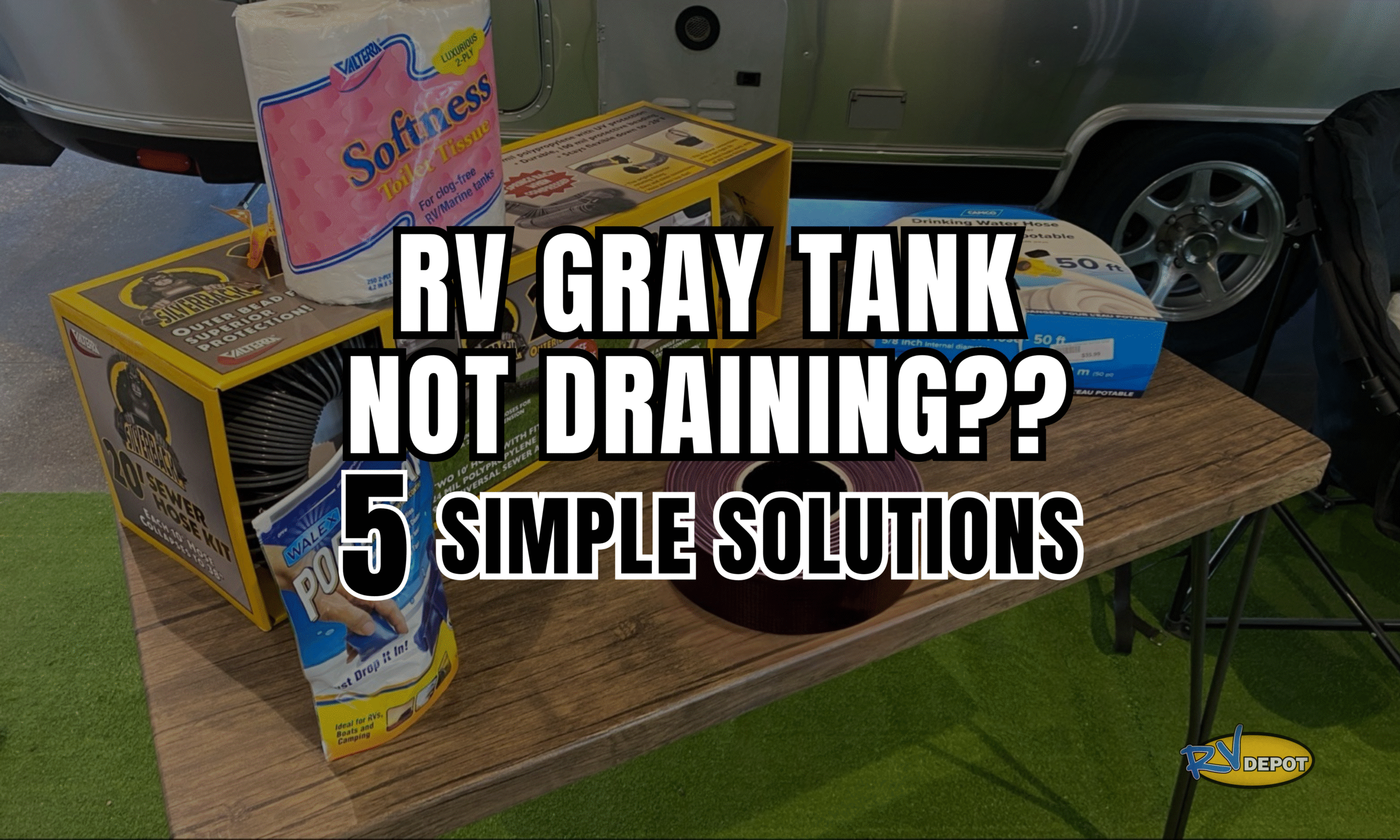 RV Gray Tank Not Draining 5 Simple Solutions