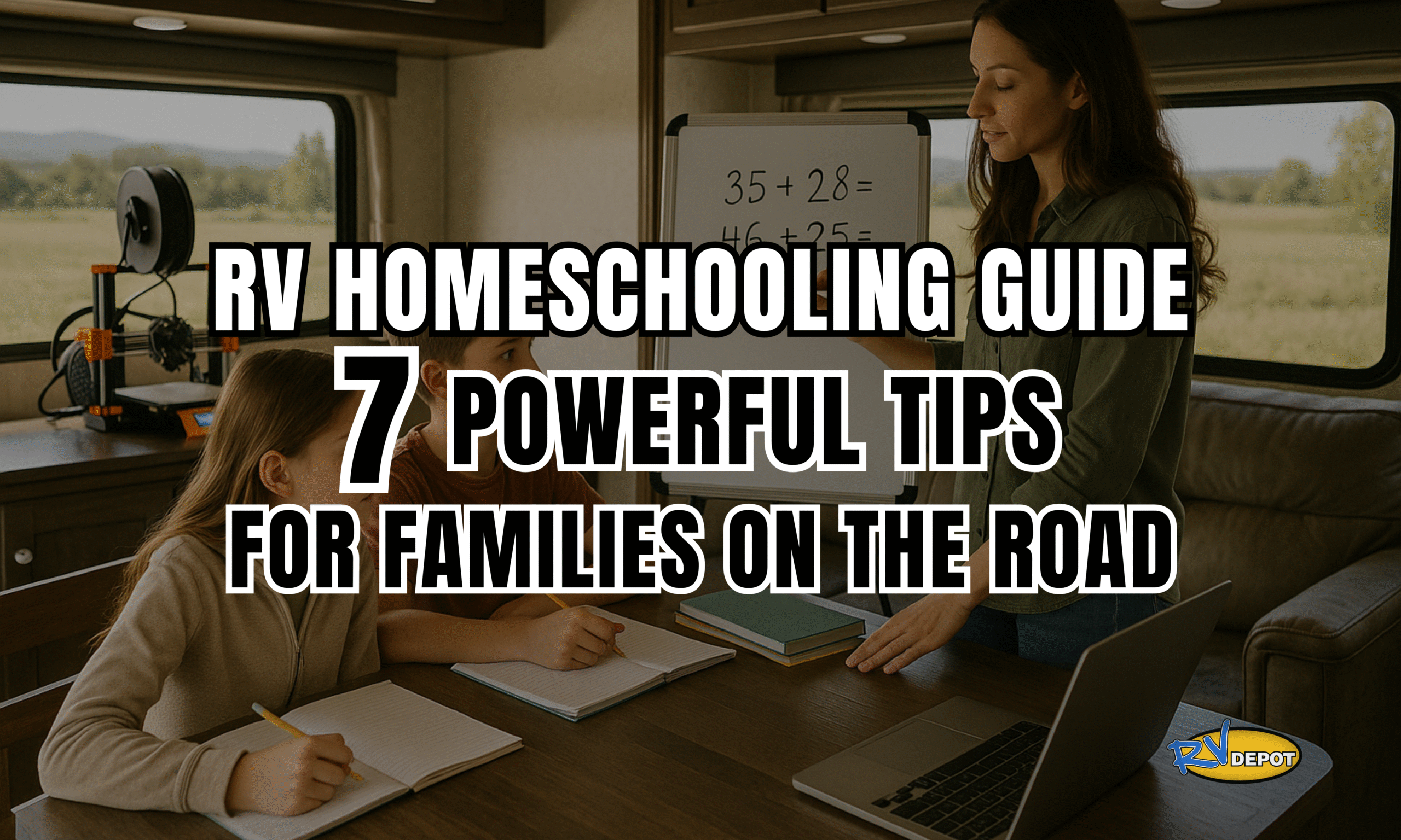 RV Homeschooling Guide 7 Powerful Tips for Families on the Road