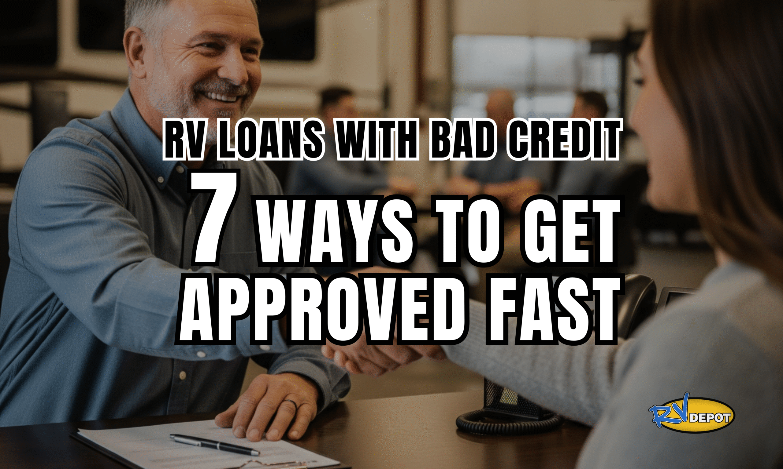 RV Loans with Bad Credit 7 Ways to Get Approved Fast