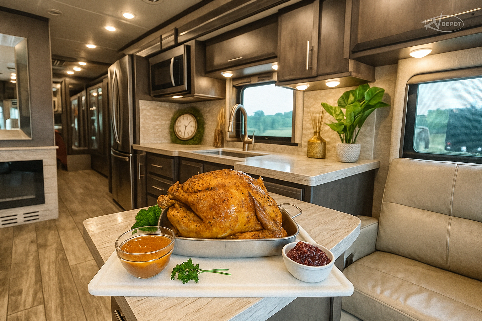 Thanksgiving Turkey in RV