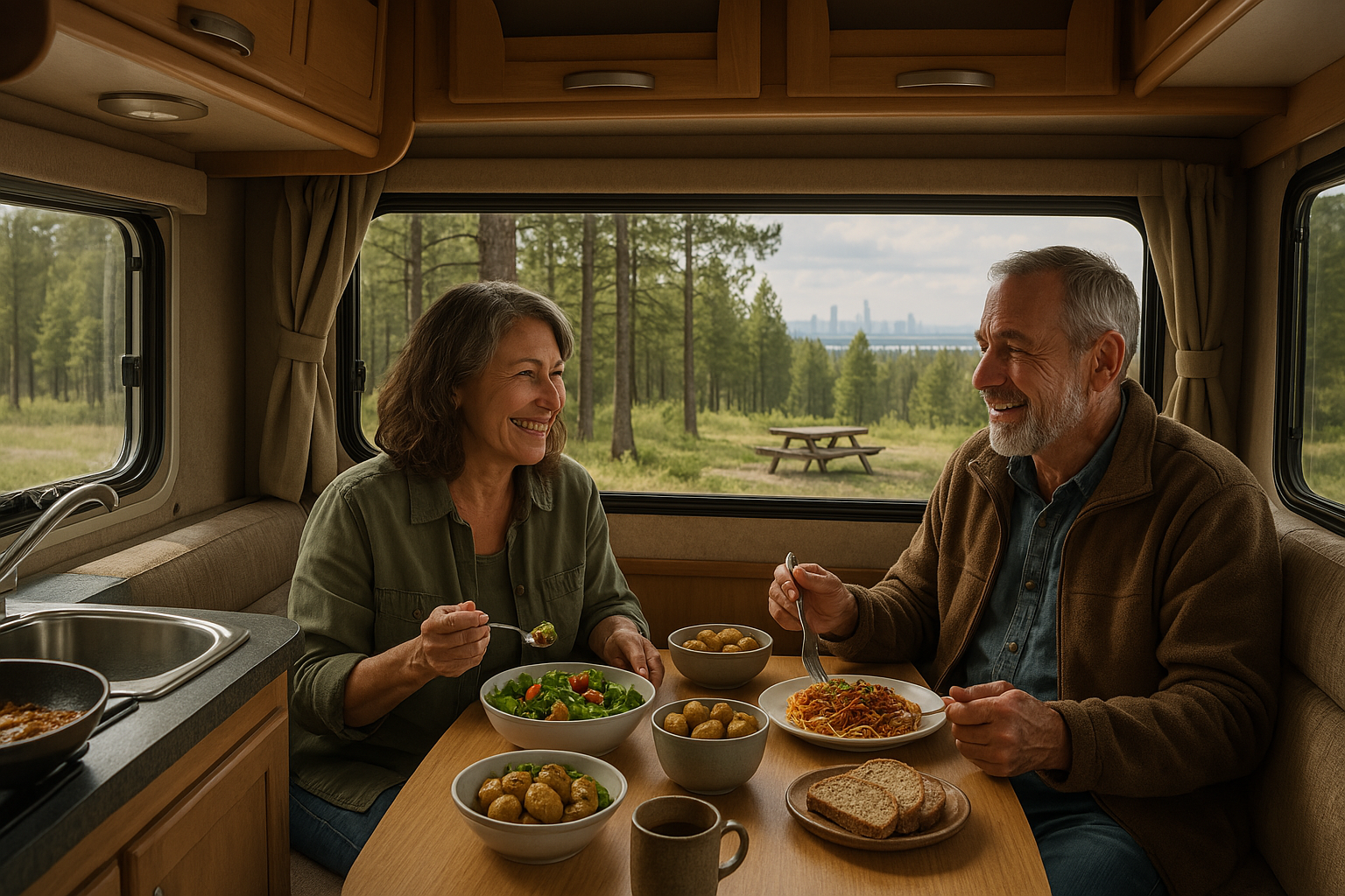 RV Depot - generate a realistic The Surprising Benefits of Owning an RV: Financial Advantages, Lifestyle Perks, and Finding Your Perfect Home on Wheels